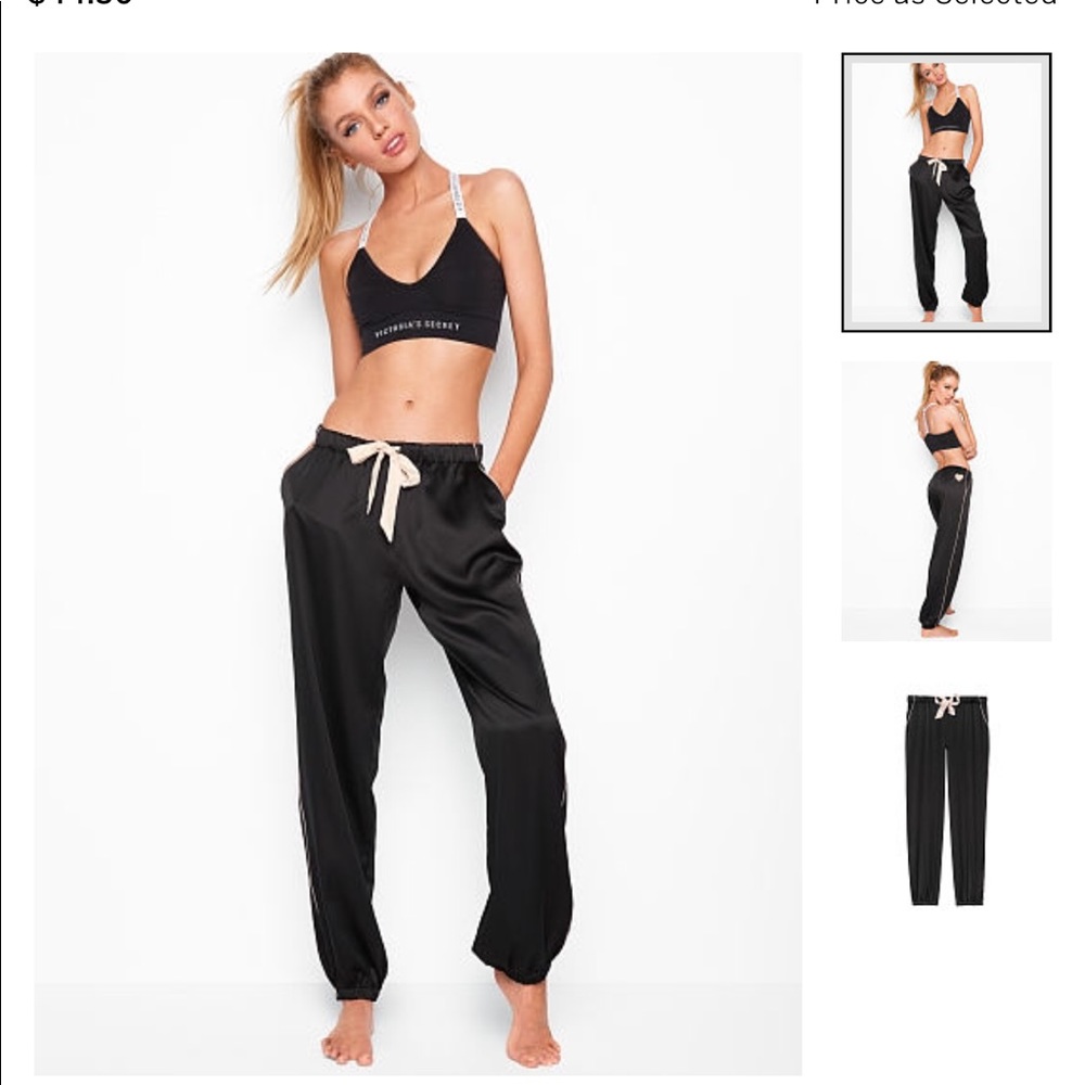 Victoria’s Secret silk pj joggers